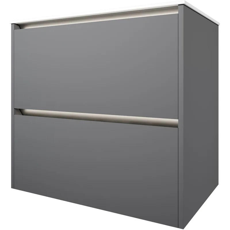 Тумба под раковину Allen Brau Activity 70 1.34011.PGM платина матовый/олива браш