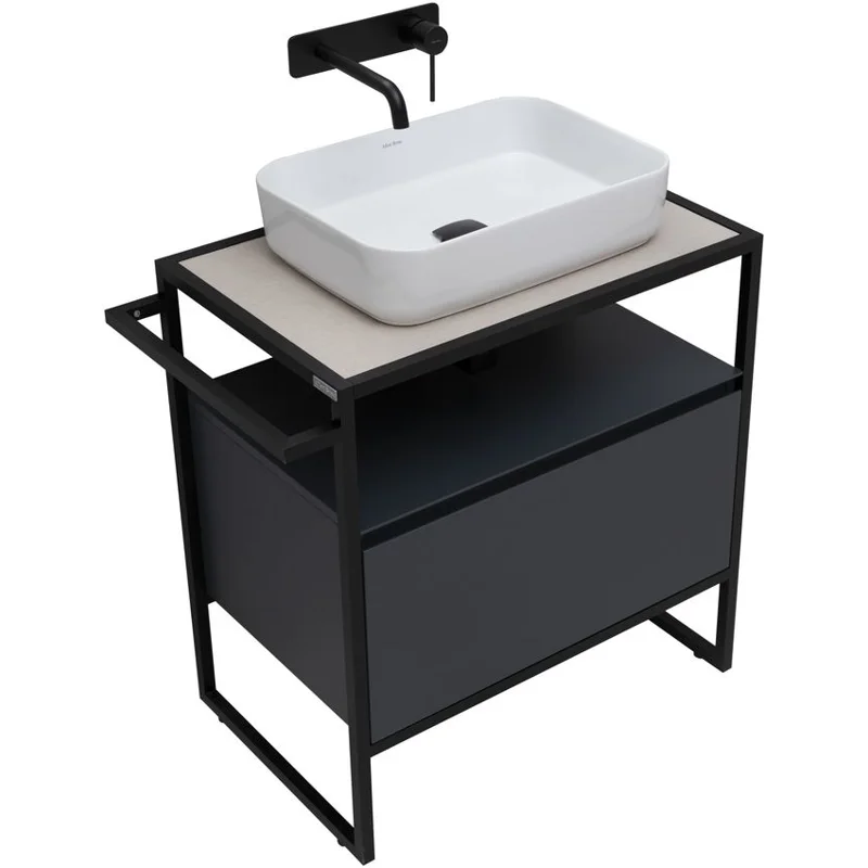 Тумба под раковину Allen Brau Priority 70 1.31001.AM антрацит матовый