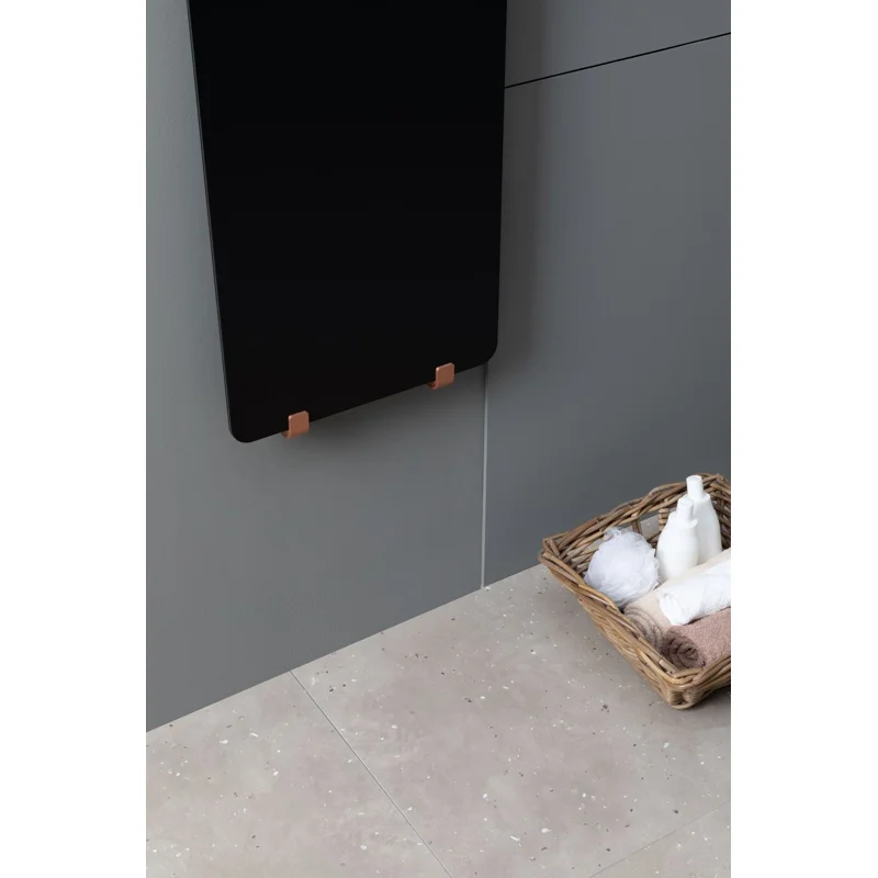 Полотенцесушитель электрический Allen Brau Infinity 120x44 с рейлингом 2.0 и креплением, медь браш