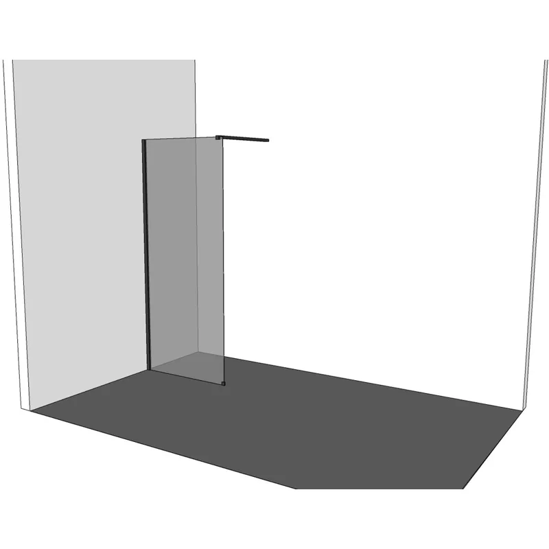 Душевая перегородка Allen Brau Infinity 1 100 3.21013.BA серебро браш