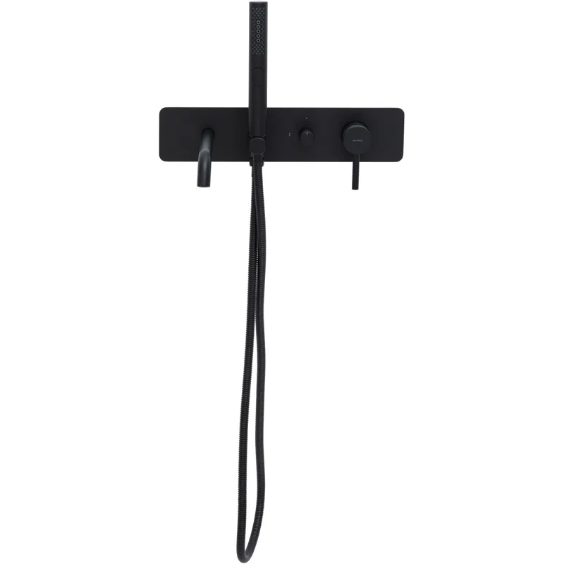 Смеситель для ванны Allen Brau Priority 5.31A05-31 (с внутренней частью) черный матовый