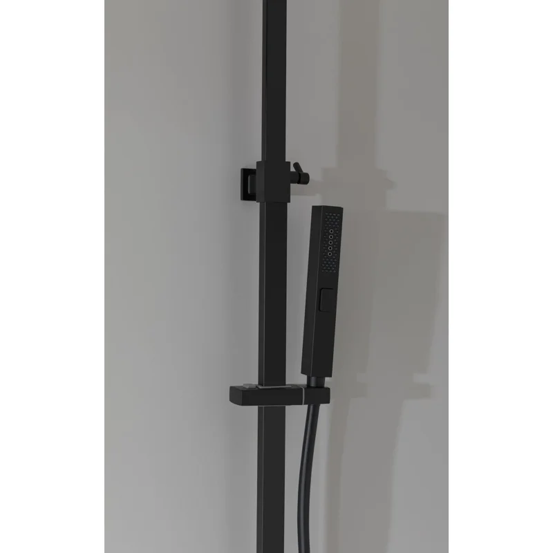 Душевая стойка Allen Brau Infinity 5.21012-31 черный матовый