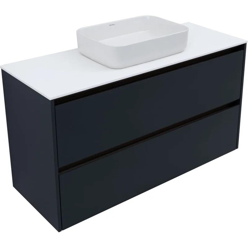 Тумба под раковину Allen Brau Activity 120 1.34015.AM антрацит матовый/олива браш