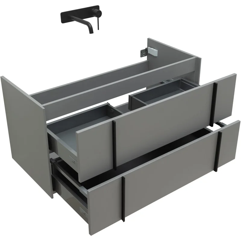 Тумба под раковину Allen Brau Reality 100 1.32007.PGM платина матовый