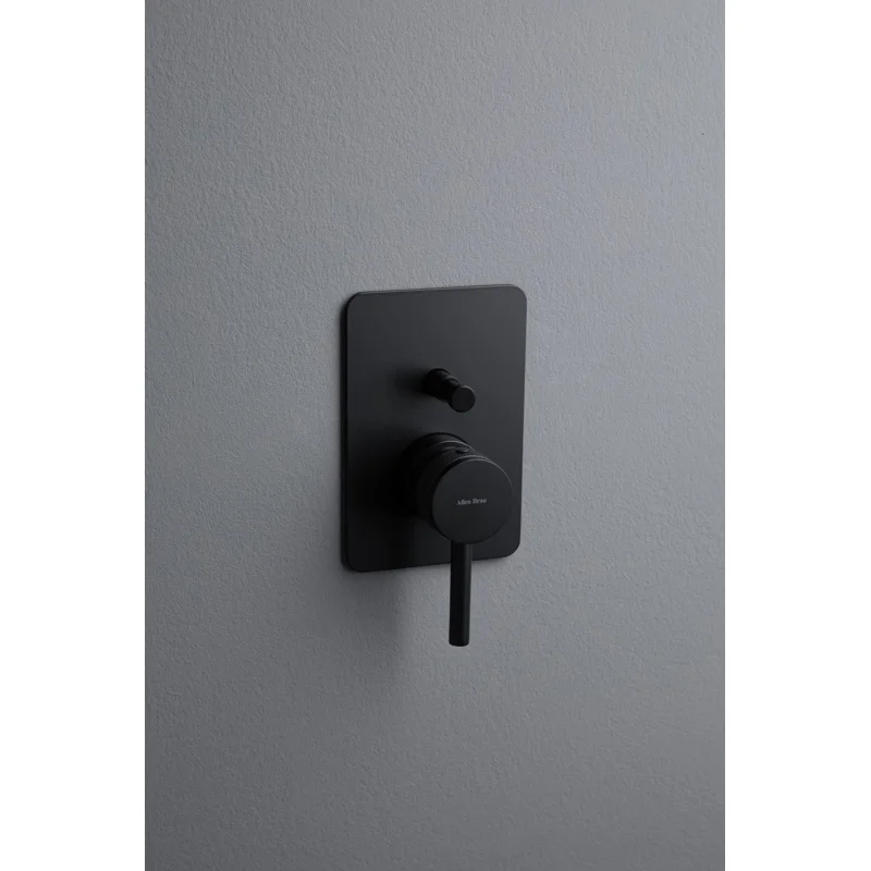 Смеситель для душа Allen Brau Priority X2 5.31011-31 (с внутренней частью, 2 выхода) черный матовый