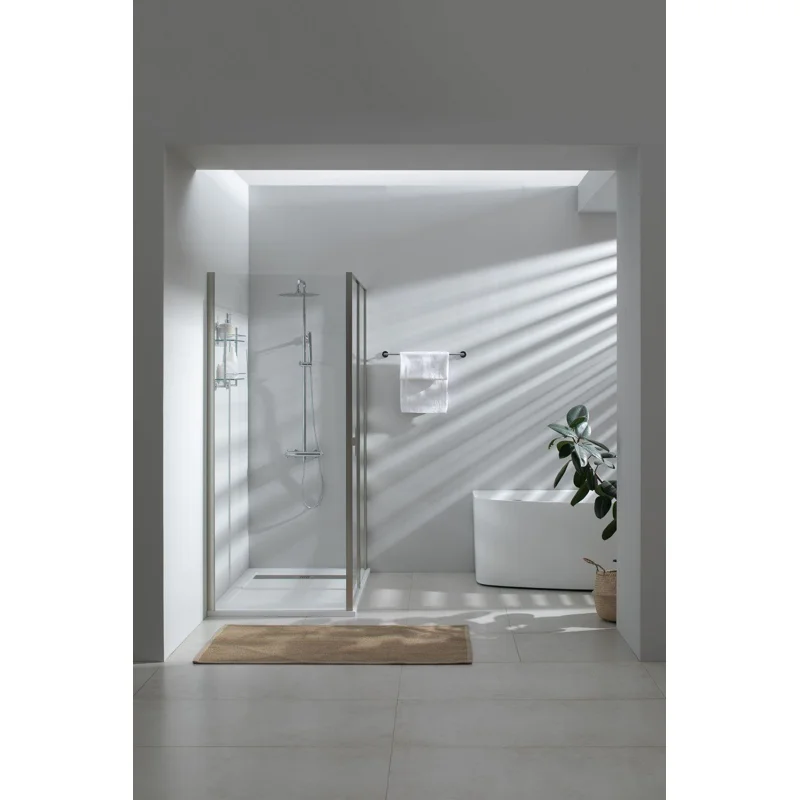 Душевая дверь Allen Brau Priority 140 3.31011.BA серебро браш