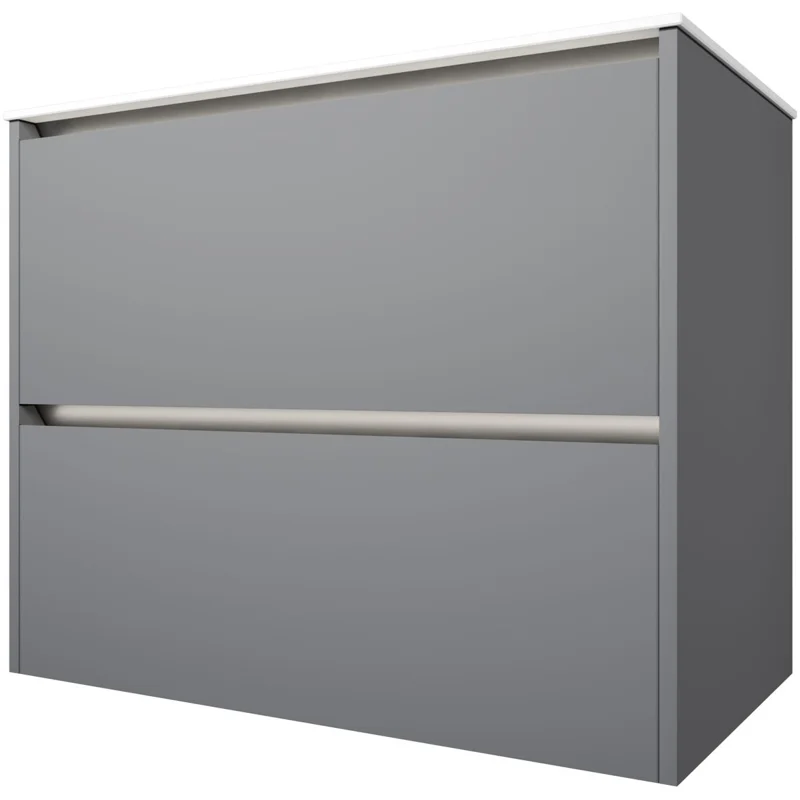 Тумба под раковину Allen Brau Activity 80 1.34012.PGM платина матовый/олива браш