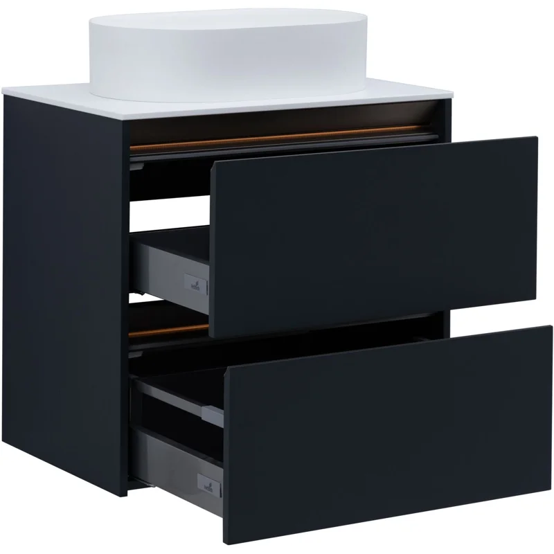 Тумба под раковину Allen Brau Activity 70 1.34011.AM антрацит матовый/олива браш