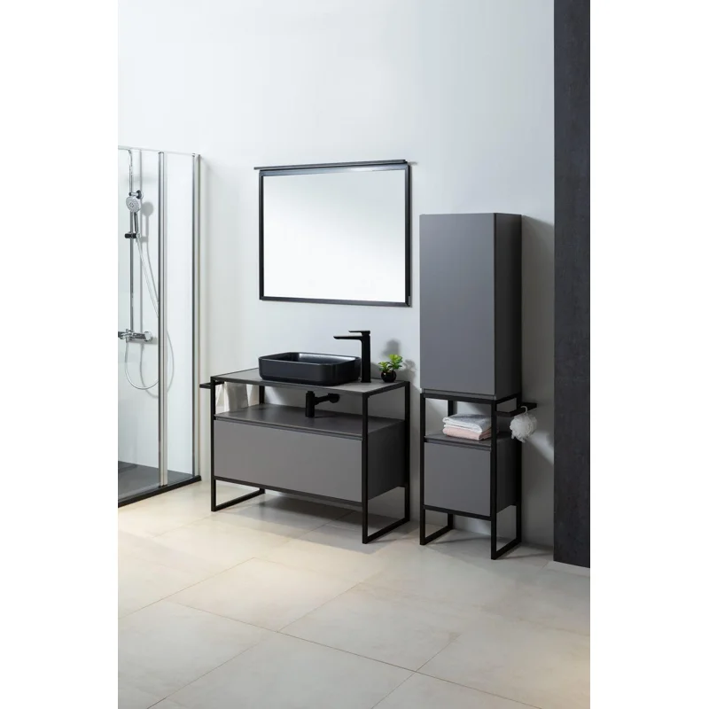 Тумба под раковину Allen Brau Priority 120 1.31004.PGM платина матовый