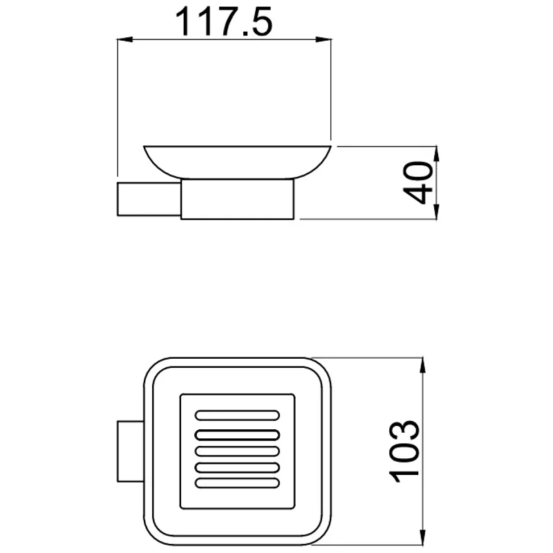 Мыльница Allen Brau Infinity 6.21004-31 белый/черный матовый