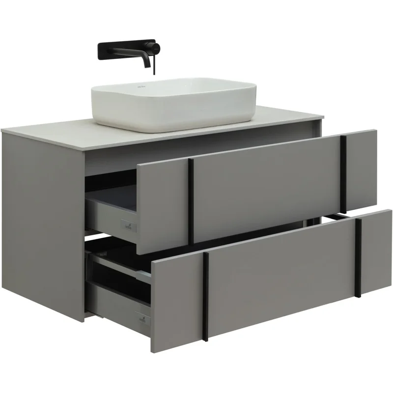 Тумба под раковину Allen Brau Reality 100 1.32007.PGM платина матовый