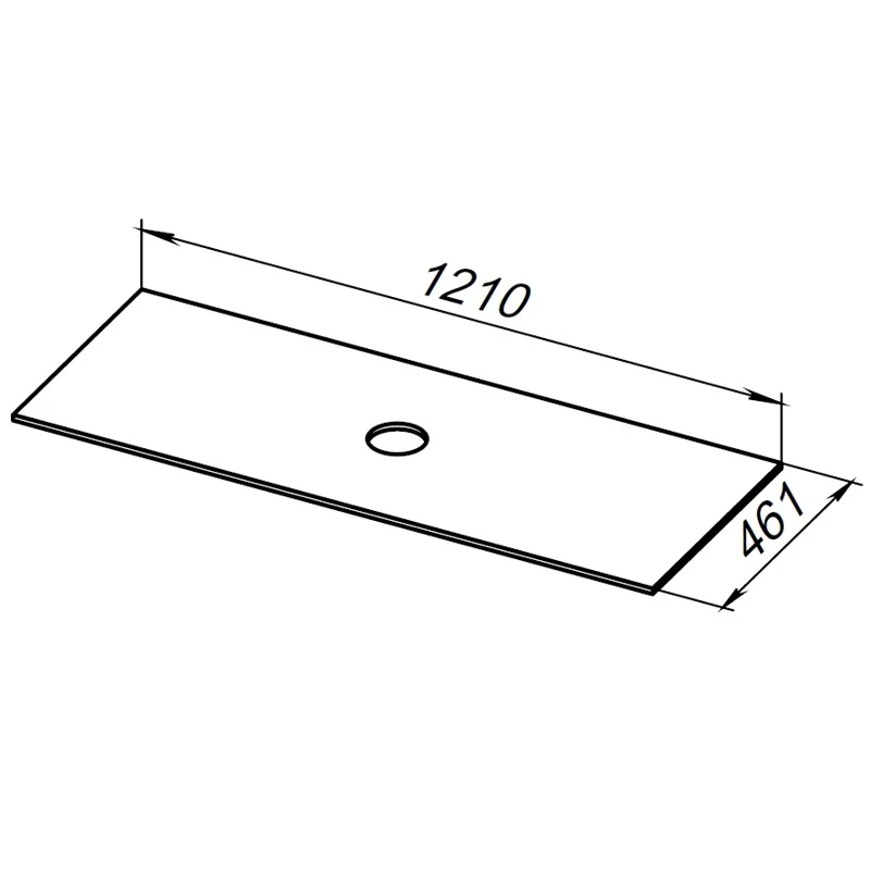 Столешница Allen Brau Reality 120 1.32026.K белый камень