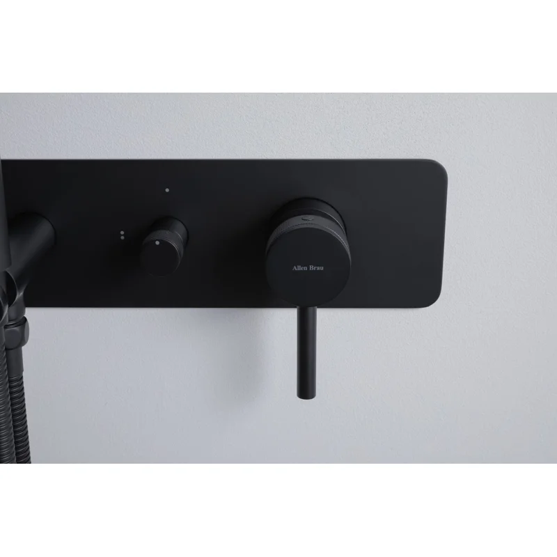 Смеситель для ванны Allen Brau Priority 5.31A05-31 (с внутренней частью) черный матовый