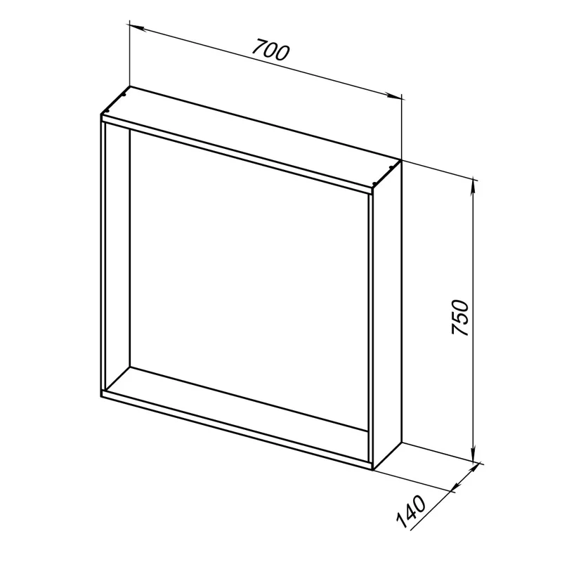 Зеркало Allen Brau Reality 70 1.32017.03 латунь браш