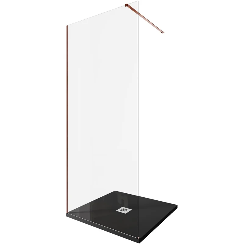 Душевая перегородка Allen Brau Infinity 1 90 3.21011.60 медь браш