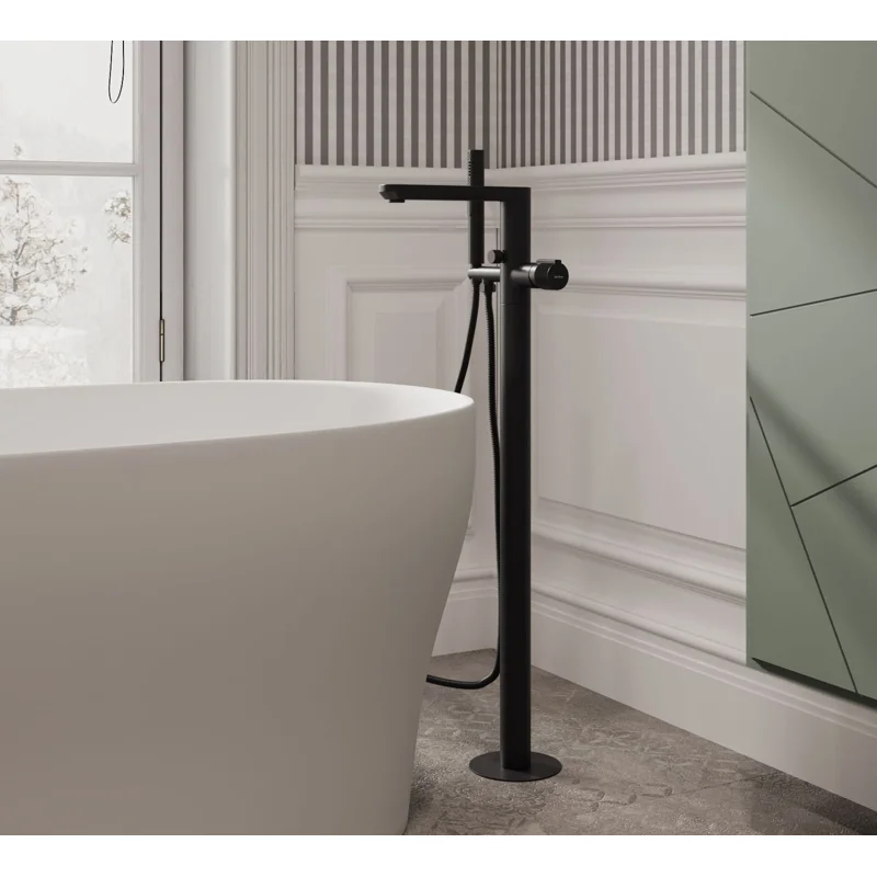 Смеситель для ванны Allen Brau Liberty 5.33012-00 (с внутренней частью) хром