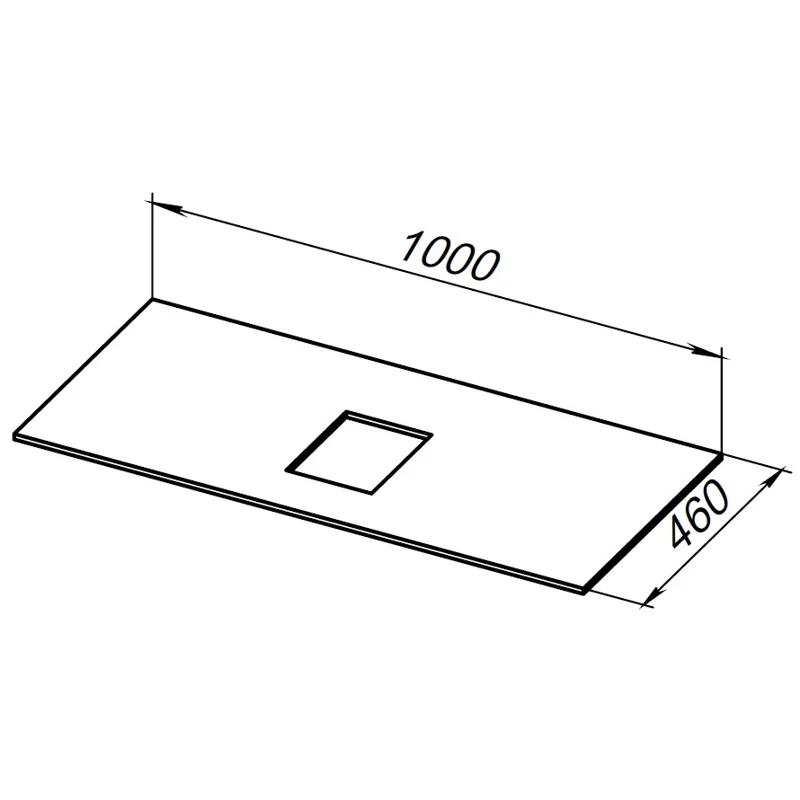 Столешница Allen Brau Infinity 100 1.21012.G графит