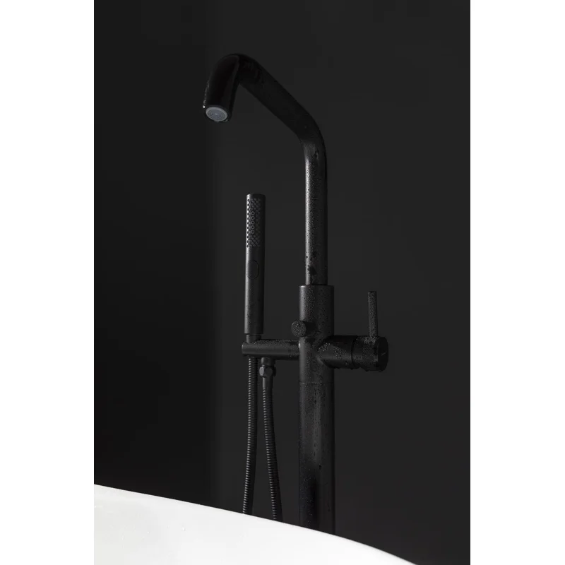 Смеситель для ванны Allen Brau Priority 5.31008-31 (с внутренней частью) черный матовый