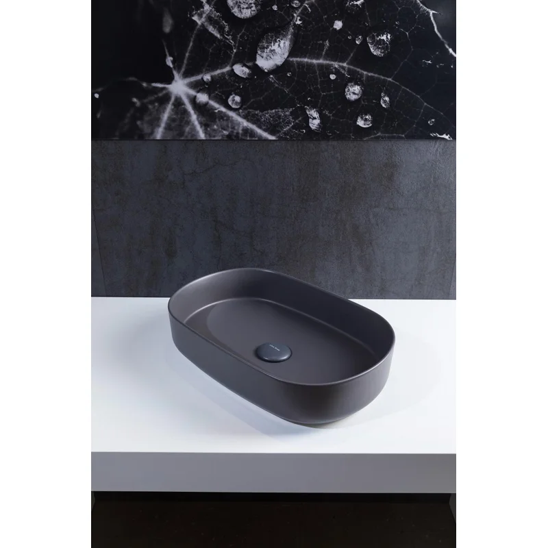 Раковина накладная Allen Brau Fantasy 55 4.11022.AN антрацит