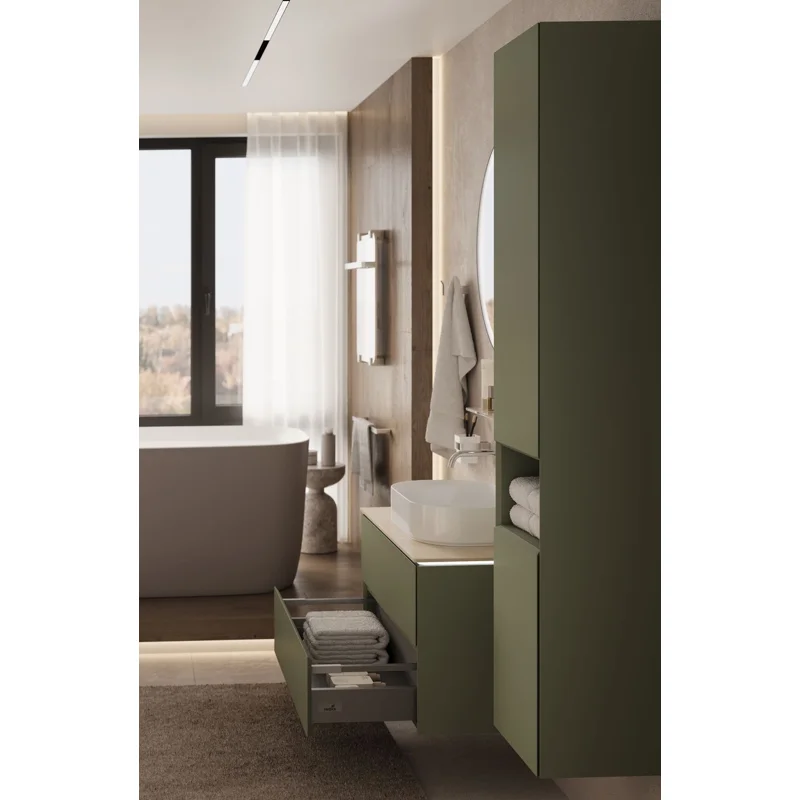 Тумба под раковину Allen Brau Infinity 85 1.21001.CGM олива матовый