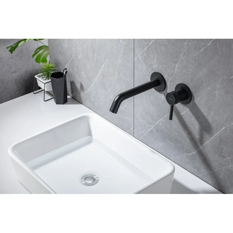 Смеситель для раковины Allen Brau Priority 5.31030-31 (с внутренней частью) черный матовый