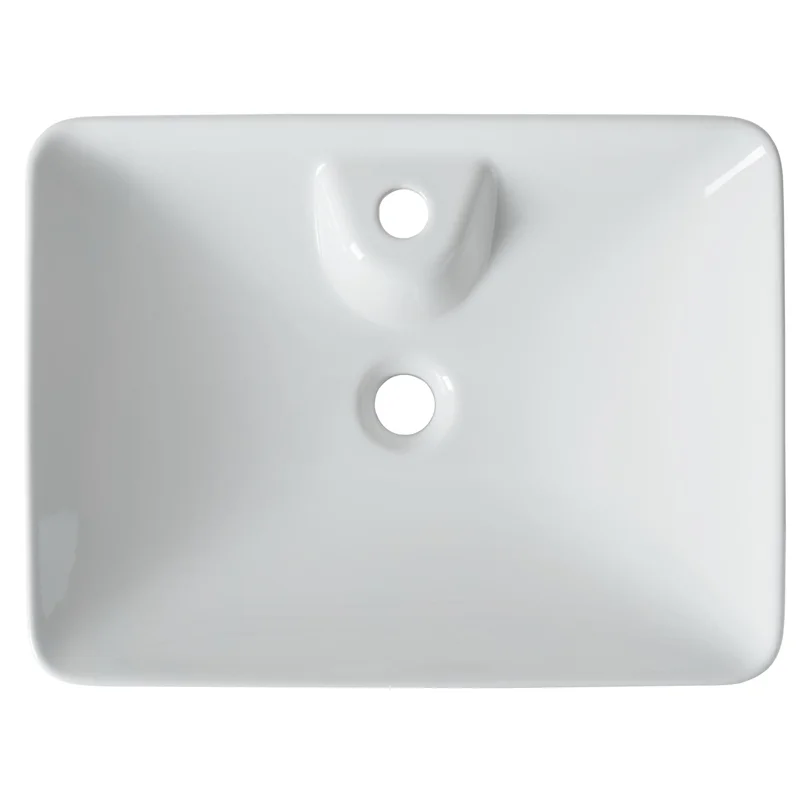 Раковина накладная Allen Brau Fantasy 53 4.11015.20 белый глянец