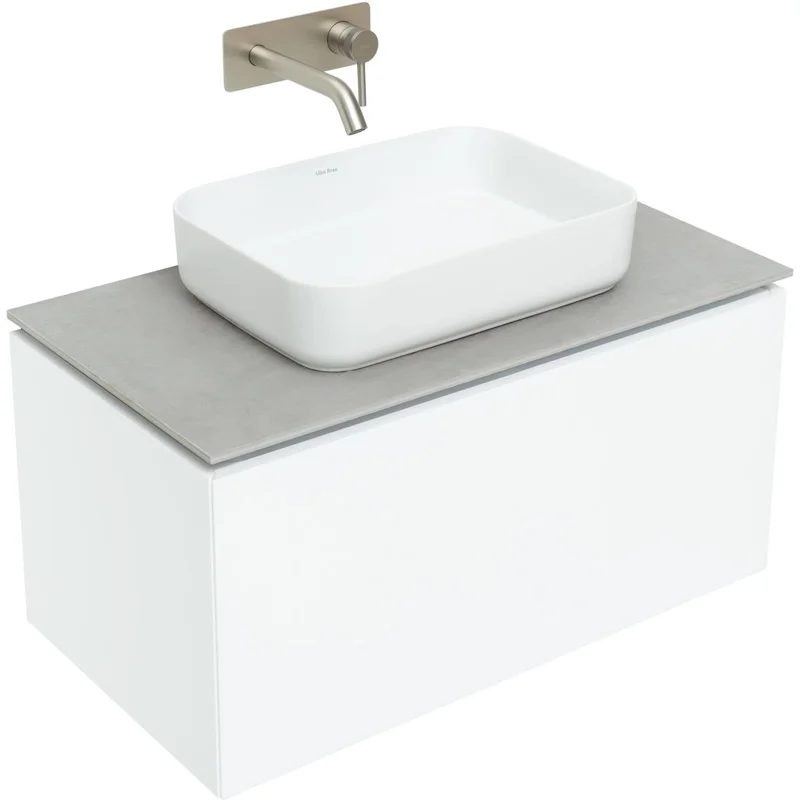 Тумба под раковину Allen Brau Infinity 85 1.21002.WM белый матовый