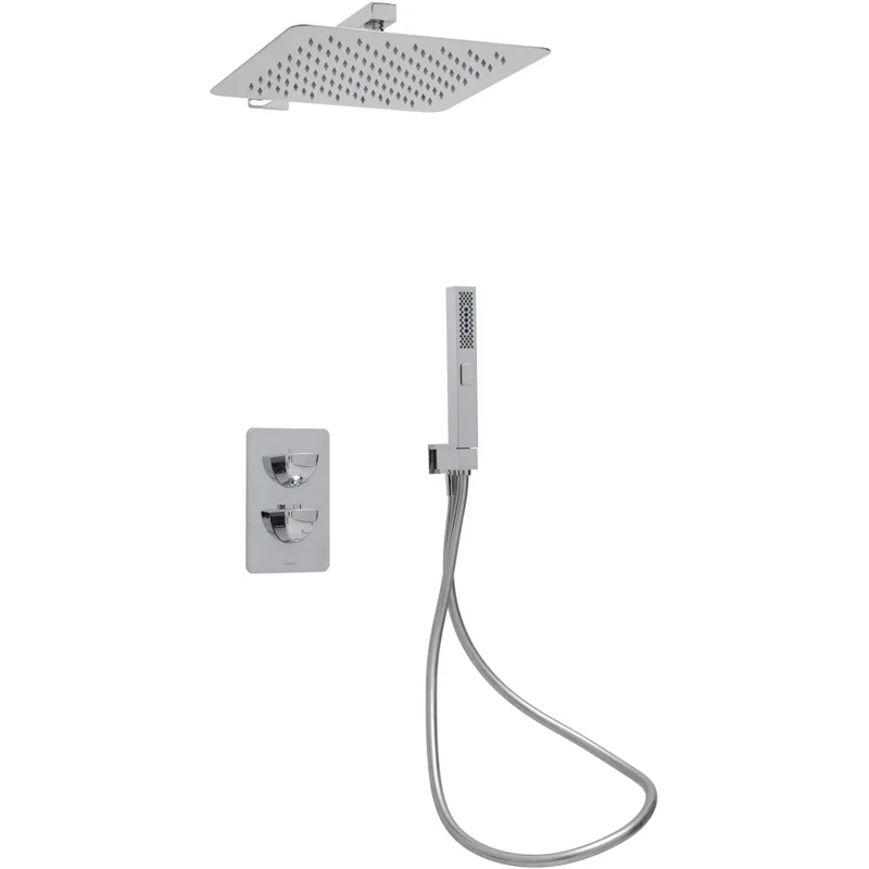 Душевой комплект Allen Brau Infinity 5.21016-00 (с внутренней частью, 2 выхода) хром