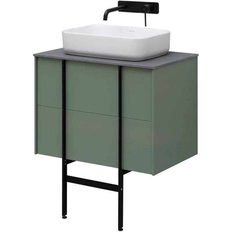 Тумба под раковину Allen Brau Reality 70 1.32004.CGM олива матовый
