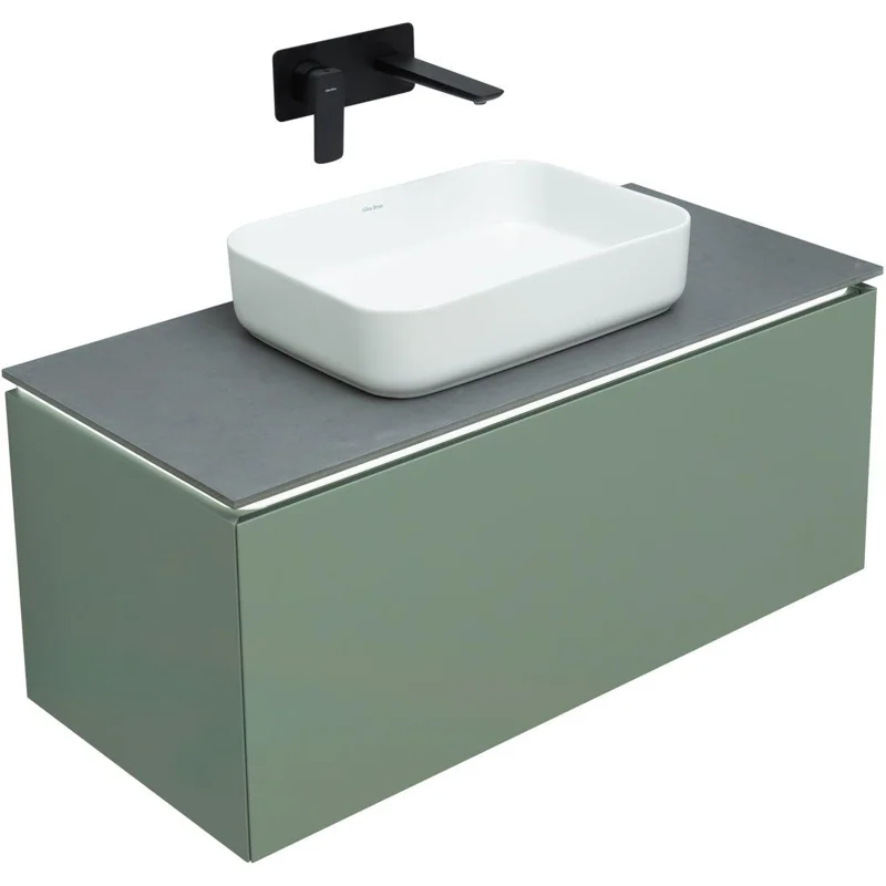 Тумба под раковину Allen Brau Infinity 100 1.21004.CGM олива матовый