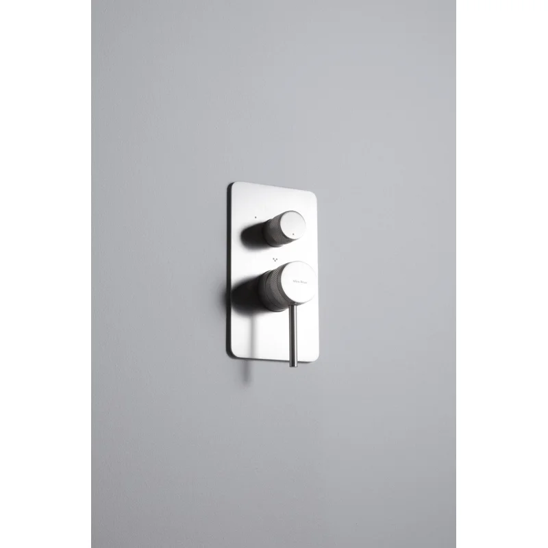 Смеситель для ванны Allen Brau Priority 5.31A11-BN (с внутренней частью, 3 выхода) никель