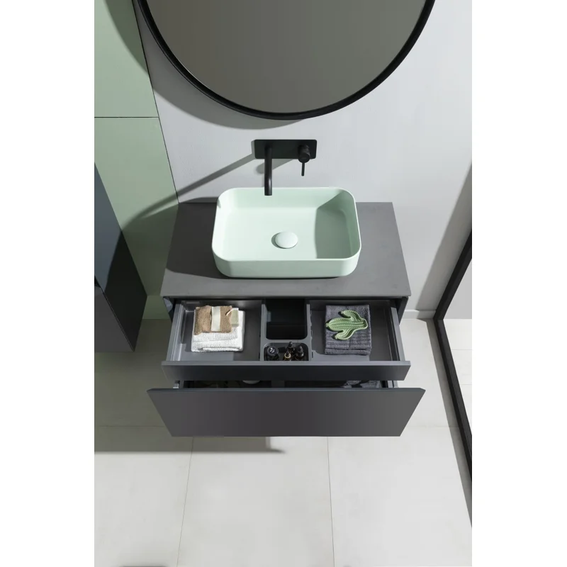 Тумба под раковину Allen Brau Infinity 85 1.21002.AM антрацит матовый