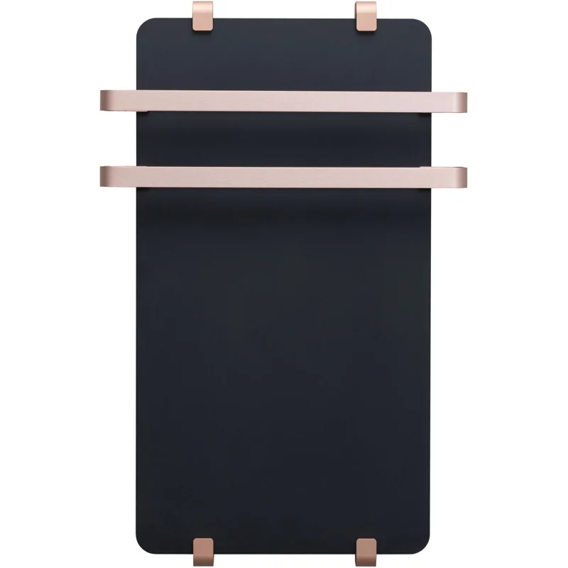 Полотенцесушитель электрический Allen Brau Infinity 120x44 с рейлингом 2.0 и креплением, медь браш