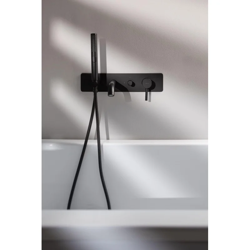 Смеситель для ванны с душем Allen Brau Priority 5.31006-31 (с внутренней частью) черный матовый