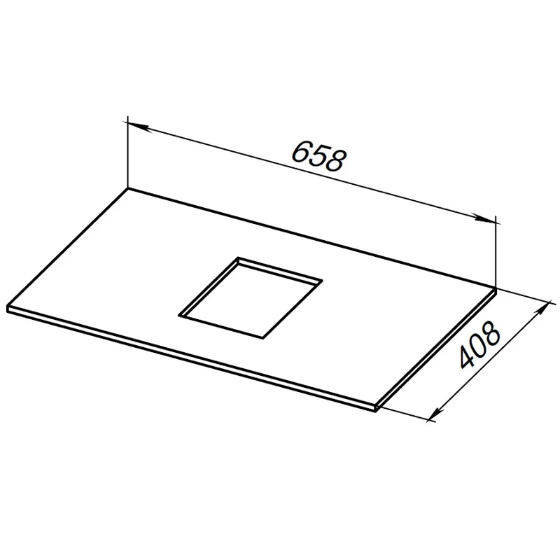 Столешница Allen Brau Priority 70 1.31009.G-S серый структ