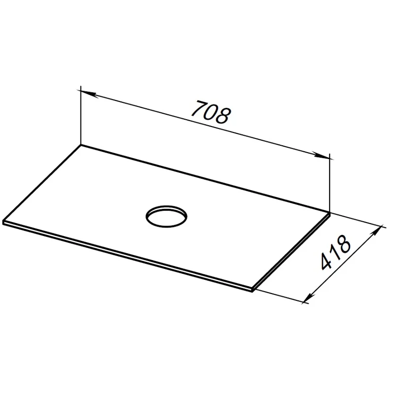 Столешница Allen Brau Liberty 75 1.33007.M мрамор