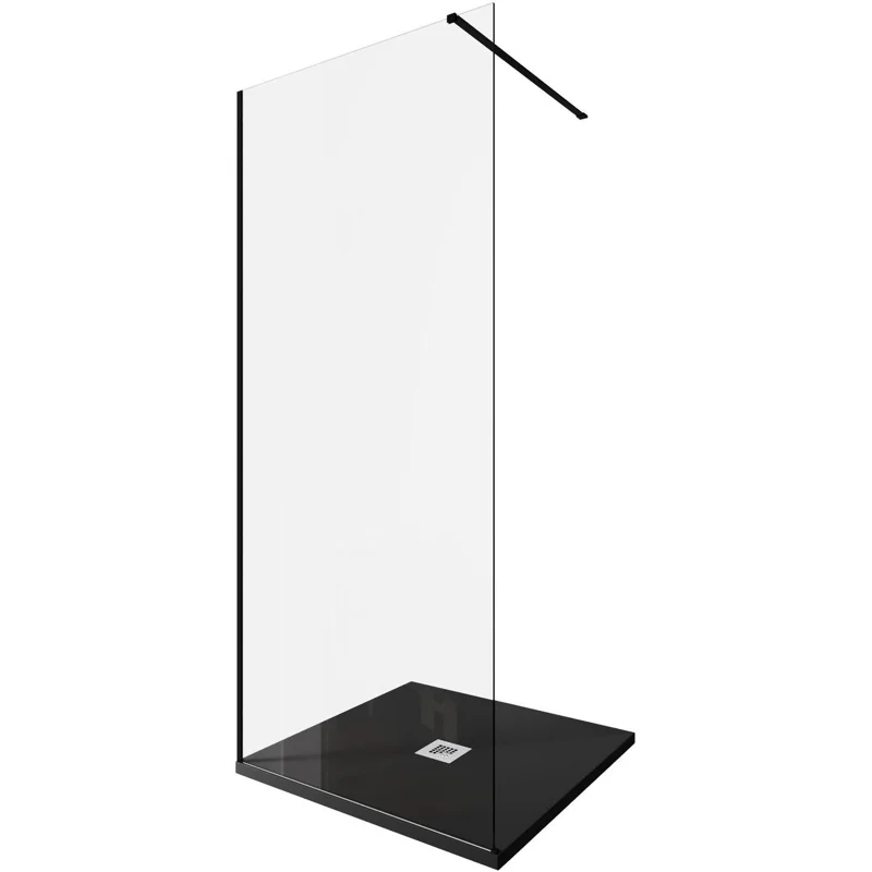 Душевая перегородка Allen Brau Infinity 1 90 3.21009.BBA черный браш