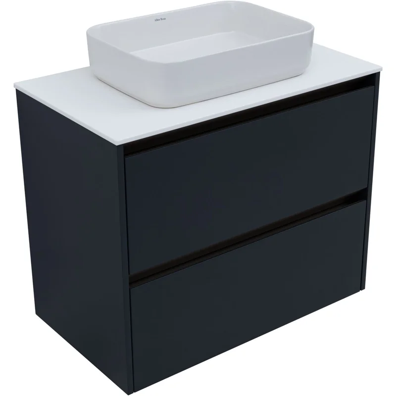 Тумба под раковину Allen Brau Activity 80 1.34012.AM антрацит матовый/олива браш