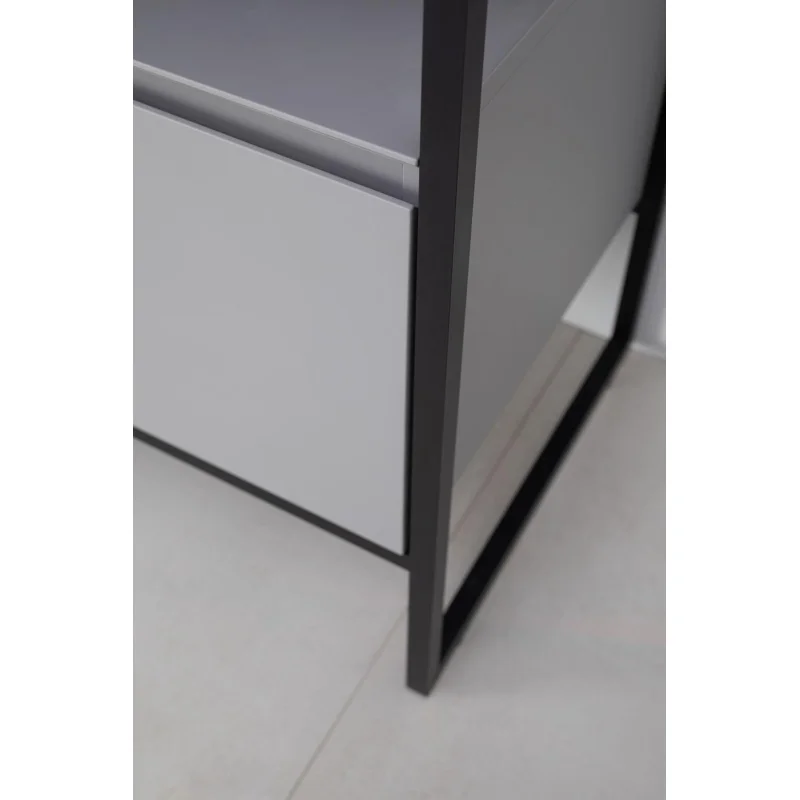 Тумба под раковину Allen Brau Priority 120 1.31004.PGM платина матовый