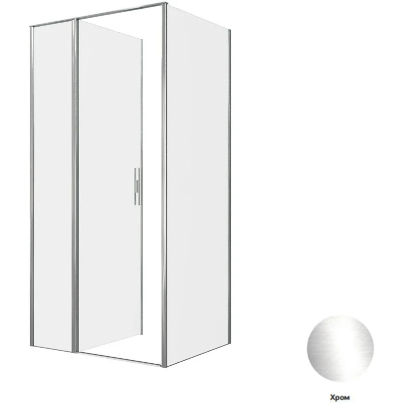 Душевой уголок Allen Brau Priority 100x80 3.31028.00 + 3.31040.00 хром