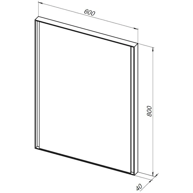 Зеркало Allen Brau Infinity 60 1.21018.WT белый