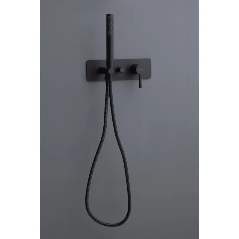 Смеситель для душа Allen Brau Priority 5.31009-31 (с внутренней частью, 2 хода) черный матовый