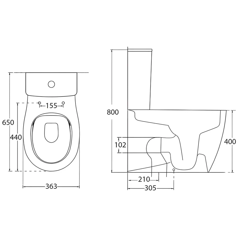 Чаша напольного унитаза Allen Brau Fantasy 4.11009.20 белый глянец