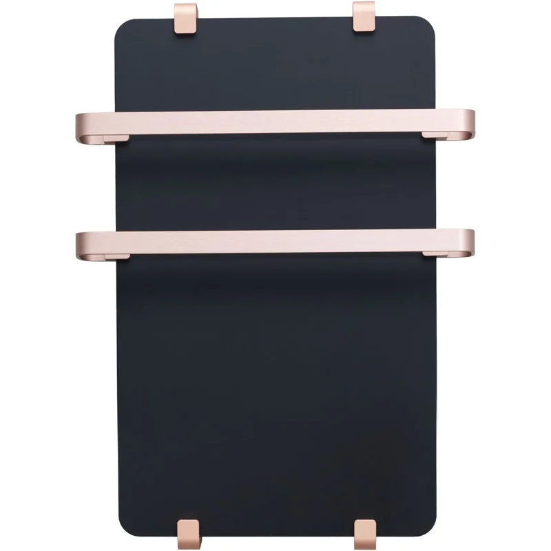 Полотенцесушитель электрический Allen Brau Infinity 60x44 с рейлингом 2.0 и креплением, медь браш