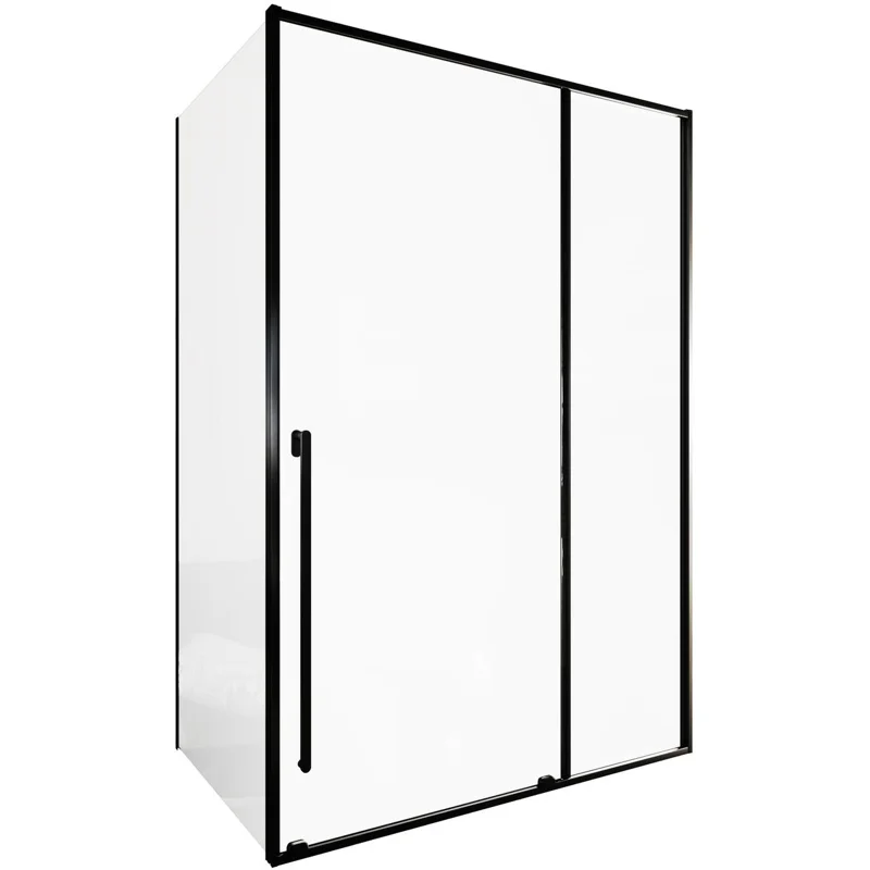 Душевой уголок Allen Brau Fantasy 140x80 3.11008.31 + 3.11012.31 черный матовый Душевой уголок Allen Brau Fantasy 140x80 3.11008.31 + 3.11012.31 черный матовый