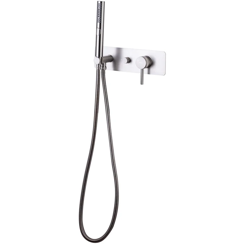 Смеситель для душа Allen Brau Priority 5.31009-BN (с внутренней частью, 2 хода) никель браш