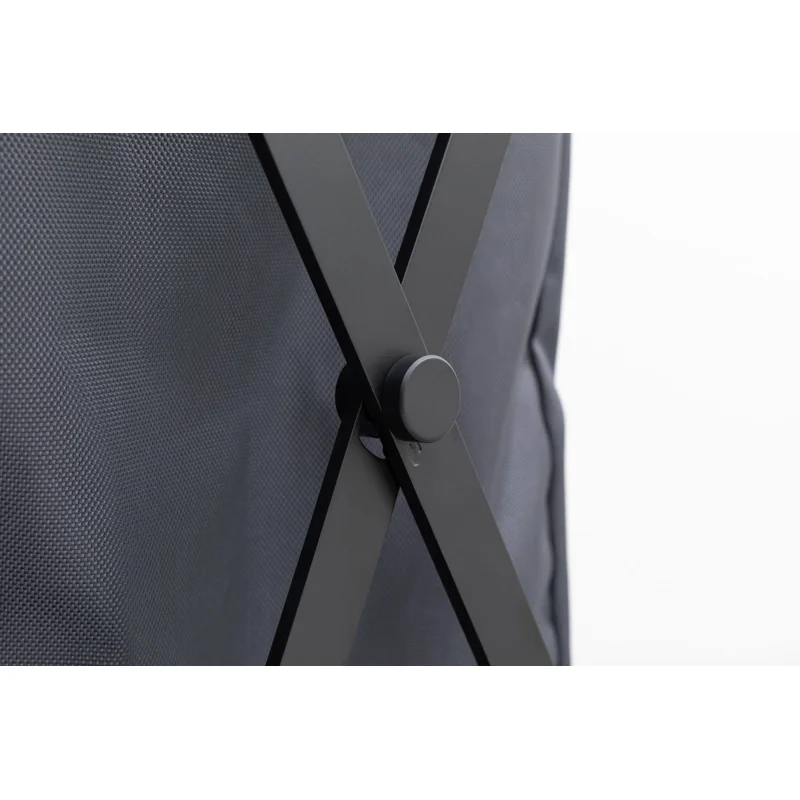 Корзина для белья Allen Brau Priority черный/серый