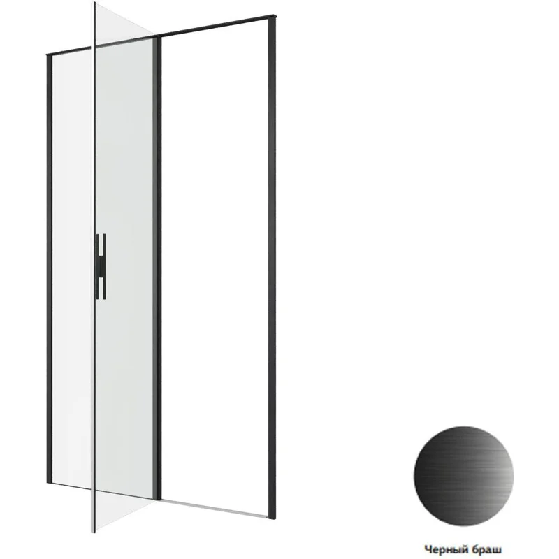 Душевая дверь Allen Brau Priority 120 3.31009.BBA черный браш