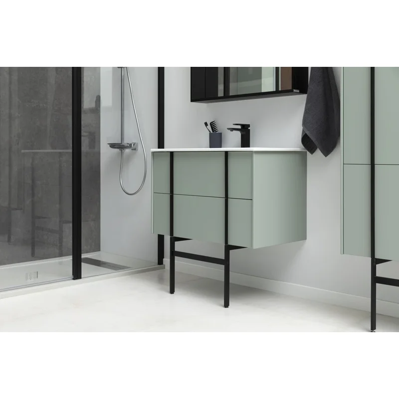 Тумба под раковину Allen Brau Reality 80 1.32005.CGM олива матовый