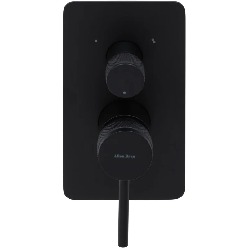 Смеситель для ванны Allen Brau Priority 5.31A11-31 (с внутренней частью, 3 выхода) черный матовый